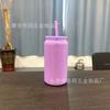 Produto Novo Transfronteiriço 16oz Sublimação Aço Inoxidável Pote de Conserva Colorido Camada Dupla Isolada Lata de Cola Lata de Fácil Abertura Copo de Água
