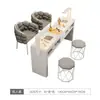 Conjunto Multifuncional de Mesa e Cadeira para Manicure, Oferta Especial, Estação de Manicure Econômica Individual/Dupla de Luxo, Design Cremoso Tendência Estilo Ins