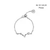 Anillos Zodiacales Versátiles Transfronterizos con Descuento para Mujer, Cadena de Borla Versátil de Circonita Ajustable Moda Joyería de Nicho