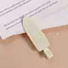 Pala Pala Pinza para el Cabello Color Macarrón Impresión de Marca Pinza Inferior DIY Pinza de Pico de Pato Pinza Lateral para Flecos de Color