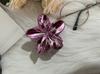 Pinza para el Cabello de Acrílico con Flor de Plumeria para Mujer, Accesorio para el Cabello de Alta Gama, Pinza de Tiburón, Pinza para el Cabello de Verano Transfronteriza para Media Coleta