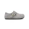 Casa del Tío Otoño/Invierno Birkenstock para Mujer Zapatos Birkenstock Peludos de Suela Gruesa para Mujer, 2025 Nuevos Zuecos Cerrados de Invierno