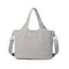 Bolsa de Ombro Axilar, Bolsa Tote de Grande Capacidade, Bolsa de Nylon Versátil Feminina, Nova Bolsa de Mão Plissada Multibolsos para o Dia a Dia