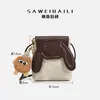 Bolsas para Mulheres 2026 Novo Estilo Super Fofa Bolsa de Celular de Coelho Versátil Mini Bolsa de Ombro Transversal Pequena Bolsa Quadrada Feminina