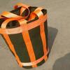 Venta Directa de Fábrica Bolso de Lona Grueso Resistente al Desgaste Gran Capacidad Duradero Alta Capacidad de Carga Bolso Colgante Bolsa de Tonel Redonda Multitamaño