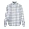 Camisa de cuadros retro americana de manga larga para hombre y mujer, nueva moda de otoño de alta calle, camisa de cuello, versátil, casual, holgada