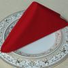 Servilletas Personalizadas de Algodón Puro, Cuadradas de Color Blanco Sólido, Específicas para Hotel, con Borde Enrollado, de Alta Densidad