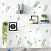 Adesivos de Parede Folha Verde, Adesivos de Parede Folha Aquarela Folhas Campestres Descascar e Colar Adesivos de Parede Plantas Verdes Quarto Sala de Estar