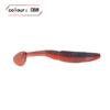 Isca macia Luya de duas cores com cauda em T roscada 12cm8.4gt-tailed isca macia luminosa Mandarin peixe poleiro isca falsa pseudo isca falsa