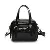 Bolsa de Mão Moda Estética Retrô Feminina 2025 Nova Tendência Coreana Bolsa de Boliche Casual Ombro Transversal