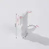 Ganchos para Painel Perfurado Ganchos de Cabide de Plástico de Encaixe Ganchos para Rack de Micro-ondas Ganchos Multifuncionais em S para Roupas e Chapéus Barra Plana Ganchos em Z
