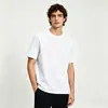 Camiseta de Verano de Cuello Redondo y Manga Corta Estilo Nuevo Top Holgado Casual Versátil Seda de Leche Cómoda Transpirable Versión Americana Talla Grande