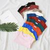 Comercio Exterior Camisetas de Algodón Básicas de Color Sólido de Manga Corta para Niños y Niñas, Versátiles, Color Caramelo, Verano Nuevo, para Bebés, T2026