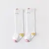 24 Calcetines Largos para Bebé de Primavera Otoño Nueva Clase A Estilo Coreano Calcetines para Bebé Hasta la Rodilla Niños Niñas Calcetines para Recién Nacido