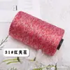 Algodão Mercerizado e Linho Cordão Plano Fio Oco Bolsa Tecida à Mão Fio Fio para Chapéu de Verão Fio para Almofada Fio para Sandálias Atacado
