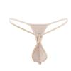 Sexy Mini Tanga para Hombre Simple Personalizada Anillo de Hierro Moda Cintura Baja Transfronteriza T-pants para Hombre Traje de Baño Ropa Interior