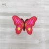 Explosivo Dibujo Animado Bordado Rojo Pasta de Tela Mezclado Bordado de Mariposa Parche de Tela Parche Accesorios DIY Hechos a Mano Bordado de Parche