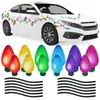 Ímã de Carro de Lâmpadas de Natal da Amazon Ímã de Geladeira Fortemente Magnético Decoração de Festival Adesivo para Porta de Garagem Personalização Transfronteiriça
