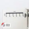 Ganchos de ferro para cozinha, prateleira de armazenamento para armário, gancho de armazenamento de utensílios, gancho de porta, gancho sem furos para porta de armário