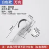 Cerradura de Ventana de Aleación de Aluminio de Estilo Antiguo Cerradura de Media Luna Accesorios para Cerradura de Puerta Corredera de Acero Plástico Puerta de Vidrio Ventana Cerradura de Seguridad Antirrobo