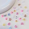 Cabeza de Dibujos Animados de Sanrio Nueva Joyería para Uñas Resina Trasero Popular en Internet Lindo Perro Yugui Perro Parchia Niña Corazón