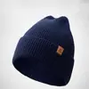 Chapéus de Lã Tricotados Best-Sellers Outono/Inverno da Amazon para Venda Transfronteiriça com Etiquetas Personalizadas, Chapéus Pulôver de Lã Quentes da Moda para Lazer ao Ar Livre