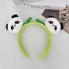 Faixa de Cabeça de Panda Feminina Foto de Viagem de Chengdu Check-in Grampo de Cabelo Faixa de Cabeça Zoológico Crianças Desenho Animado Engraçado Acessórios de Cabelo