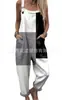 Pantalones de tirantes casuales de verano con estampado floral digital 3D para mujer, transfronterizos de Amazon Europa y América