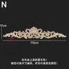 Dongyang Tallado en Madera Estilo Europeo Calcomanía Accesorios para Muebles Flores para Puertas de Madera Tallado Fino Calcomanías para Puertas de Gabinete Flores para Cabeceras Calcomanías de Madera Maciza Decoración