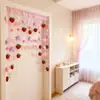 Cortina de Partición de Dibujos Animados Nórdicos, Cortina Colgante, Cortina de Puerta, Cortina Decorativa, Cortina de Hilo con Muñeco de Peluche Decorativo para Hogar, Hotel, Restaurante, Tienda