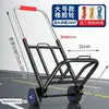 Carrito de equipaje, Carrito pequeño para equipaje, Carrito de mano, Carrito de compras, Carrito resistente, Maleta plegable