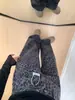 Jeans con Estampado de Leopardo Negro y Gris para Mujer en Otoño e Invierno Nuevo Estilo Retro Americano de Cintura Alta Holgados Ajustados Rectos Estrechos de Pierna Ancha
