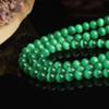 Contas soltas de Opala verde escuro acessórios para joias diy pulseira feita à mão produtos semi-acabados de Opala Acessórios Atacado