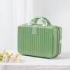 Caja de Almacenamiento Portátil para Cosméticos de 14 pulgadas con Cerradura de Contraseña Caja Ligera Portátil Caja Pequeña para Equipaje de Máquina