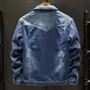 Chaqueta de Mezclilla Gruesa con Forro Polar para Otoño e Invierno Estilo Coreano para Hombre Moda Suelta Chaqueta de Trabajo Marca de Moda Ropa Superior Estilo Japonés