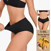 Bragas de Color Bloqueo Simples de Cintura Alta Tallas Grandes Transfronterizas, Ropa Interior Levanta Glúteos para Mujeres, Cintura Moldeadora, Comercio Exterior, Europeo y Americano, Amazon