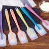 Espátula de silicone translúcida de uma peça, espátula grande para bolo, utensílios para assar, utensílios para bolo, utensílios de silicone para assar