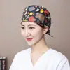 Gorro Quirúrgico Belta para Mujer Estampado de Algodón Gorro para Sala de Operaciones de Enfermera Gorro Baotou para Quimioterapia Odontología Medicina Oral
