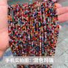 Jingde Joyería Cuentas Pequeñas Facetadas Hilo Pulseras Accesorios DIY Cuentas Redondas Facetadas Cuentas Sueltas Productos Semi-Terminados Venta al por Mayor