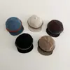 Gorra de Pana de Color Sólido de Ala Suave para Otoño e Invierno Gorra de Béisbol para Bebé Estilo Coreano Gorra Plegable de Pico de Pato para Bebé y Niño Pequeño Transfronterizo