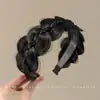 Diadema colorida de estilo francés para mujer, accesorio para el cabello de lujo de alta gama, diadema antideslizante para lavarse la cara, hace que la cara parezca más pequeña
