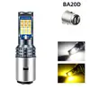 Lâmpada LED de farol de motocicleta de alto brilho BA20D P15D H4 farol spotlight modificado para veículo elétrico
