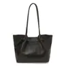 Bolso Tote de Color Sólido de Alta Calidad Retro Gran Capacidad Modelo Nuevo 2026 Bolso de Hombro Simple para el Trabajo Bolso Personalizado Debajo de la Axila para Mujer