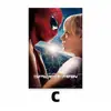 Pôsteres de Anime para Sala de Estar de Exportação Direta, Arte de Parede de Entrada de Desenho Animado do Homem-Aranha, Impressão de Alta Definição para Dropshipping Transfronteiriço
