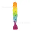Fibra química de tres colores, cuatro colores, cinco colores, degradado, seda de alta temperatura, trenza grande, trenza jumbo, trenza burbuja, material para trenzas de cabello