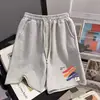 Shorts Masculino Plus Size 150kg Verão Finos Largos Versáteis Modernos Shorts de Cinco Pontos para Homens