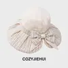 Sombrero de Nuevo Estilo para Mujer, Sombrero Plegable de Estilo Coreano con Ala Ancha para Protección Solar, Nuevo Estilo de Verano, Versátil para Viajes, Sombrero de Pescador Delgado y Transpirable