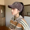 Sombrero Baotou Retro Coreano para Mujer en Moda Otoño e Invierno Sombrero de Lana con Letras Ala Corta Gorra Pico Sombrero de Celebridad de Internet Fotografía Callejera