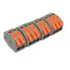 Venta Directa del Fabricante de Gama Alta Pct 10.6kg Bornera de Posición Conector Rápido para Cable Flexible, Cable Rígido y Cable Multifilar