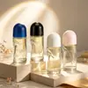 Botellas de vidrio con aplicador de bola al por mayor de fábrica, botellas dispensadoras de aceites esenciales, botellas cosméticas, botellas transparentes roll-on para desodorante, botellas para aceites esenciales